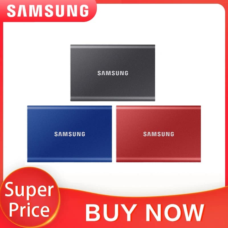 Portable SSD 1TB / 2TB External Solid State Drive USB 3.2 Gen 2 for Laptop & Desktop image