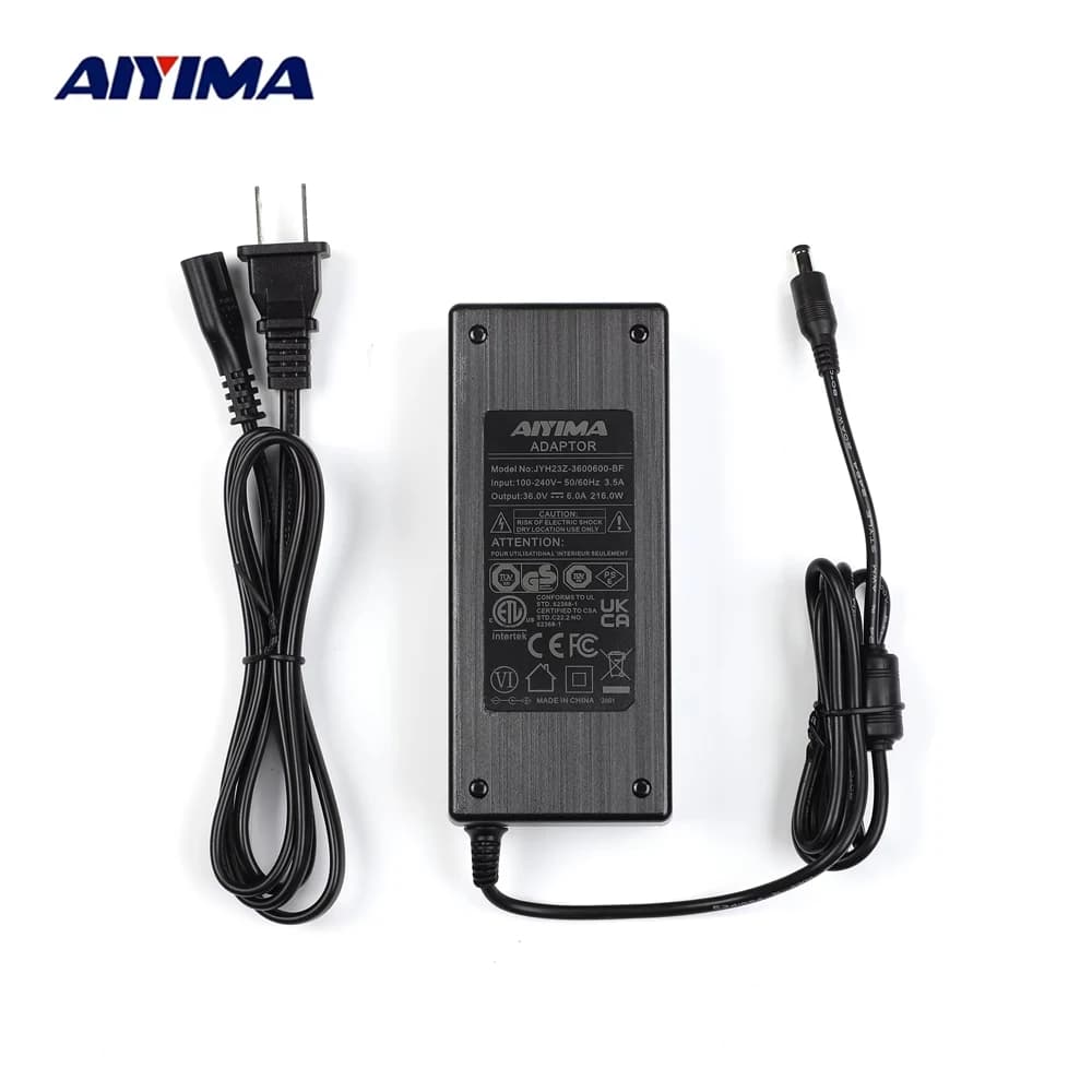 AIYIMA DC 36V 6A Amplifier Power Adapter Power Supply For Audio Amplifier Power Plug EU/US image