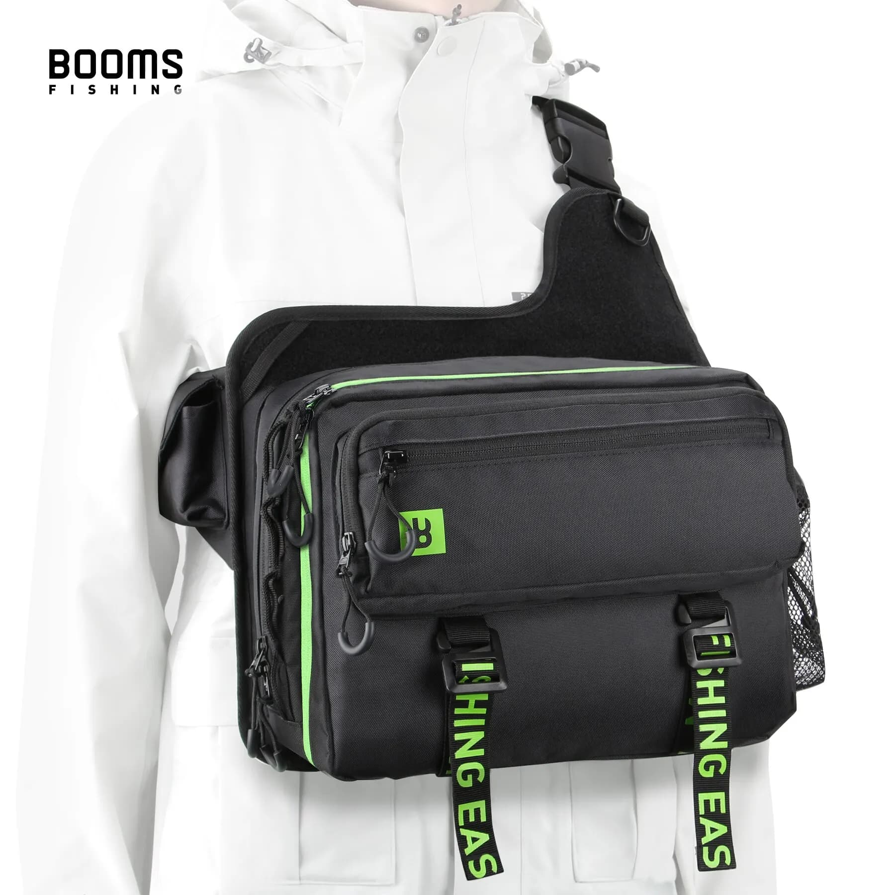 Booms Fishing IB1 Fishing Bag High-Capacity Tackle Storage Bags Large Sea Freshwater Backpack Carpfishing Professional Equipmen image